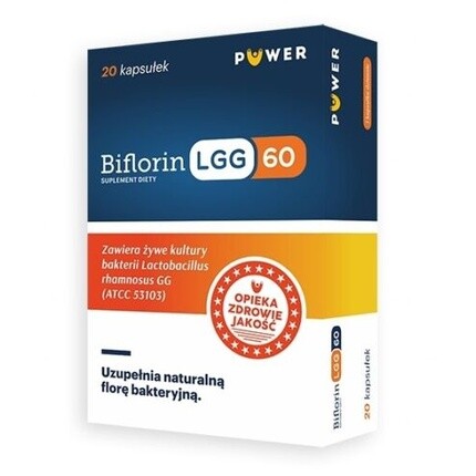 

Бифлорин Lgg 20 капсул с бактериями Lactobacillus Rhamnosus Gg, Puwer