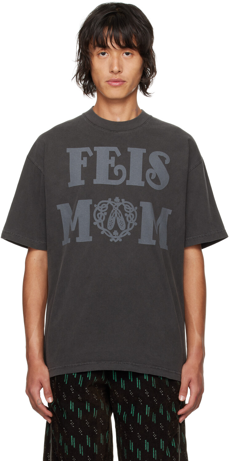 

Серая футболка «FEIS MOM» Robyn Lynch