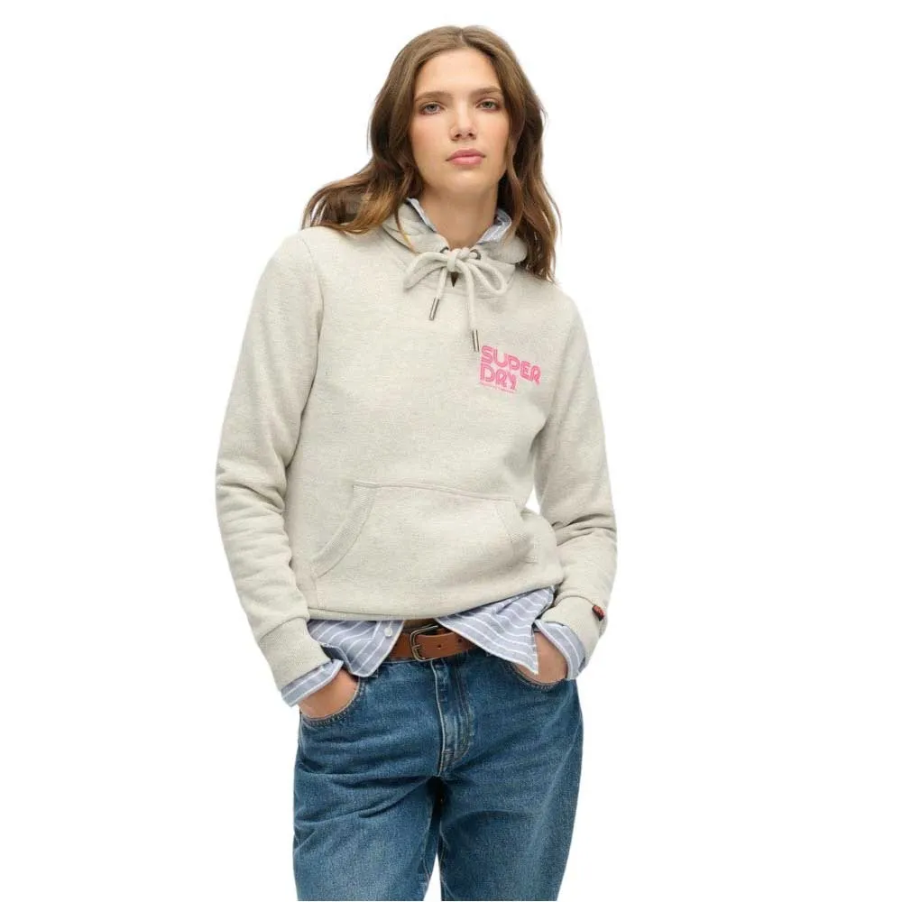 

Худи Superdry Rainbow Stripe, бежевый