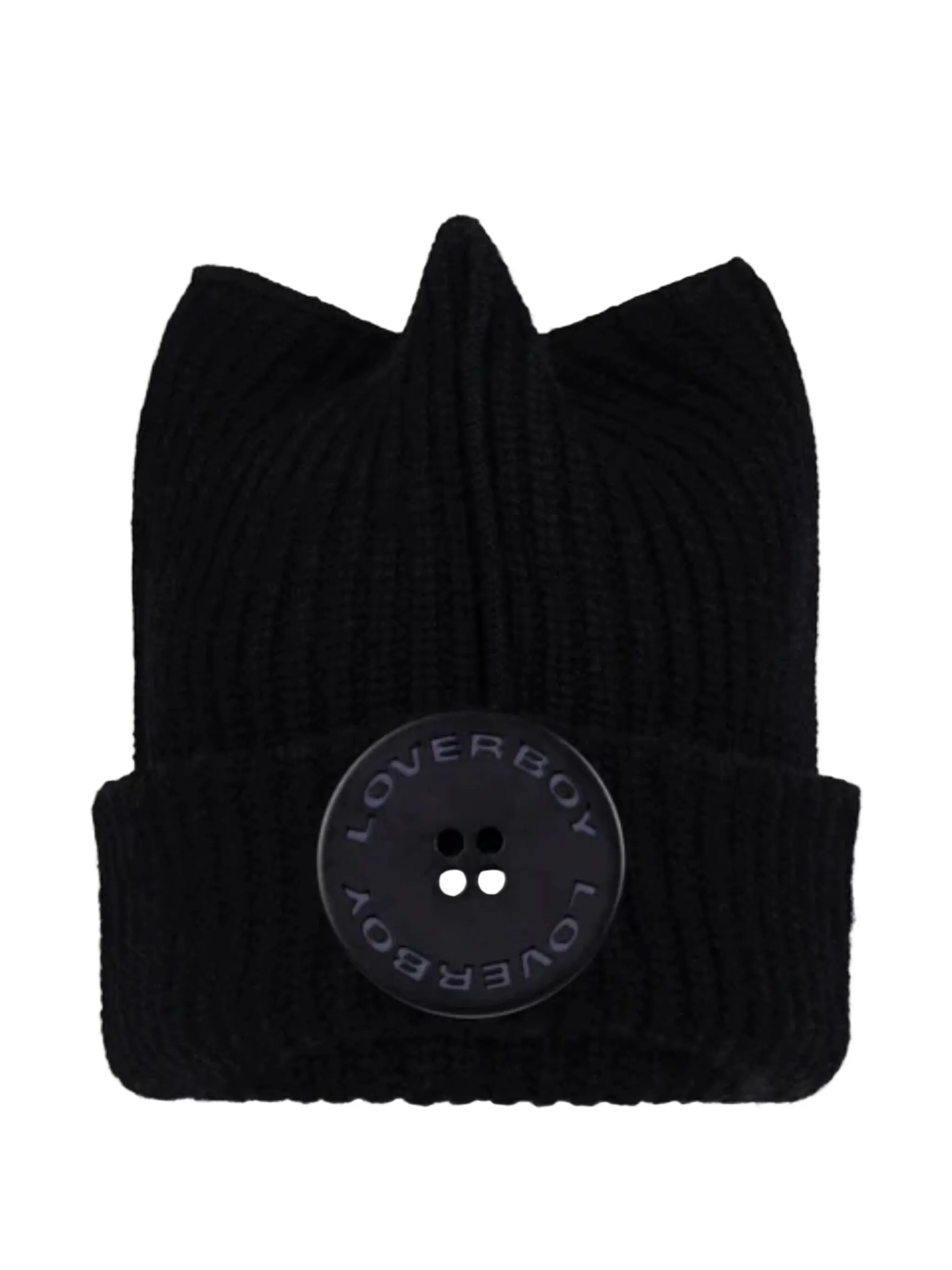 

Шапка бини в рубчик Charles Jeffrey Loverboy, черный