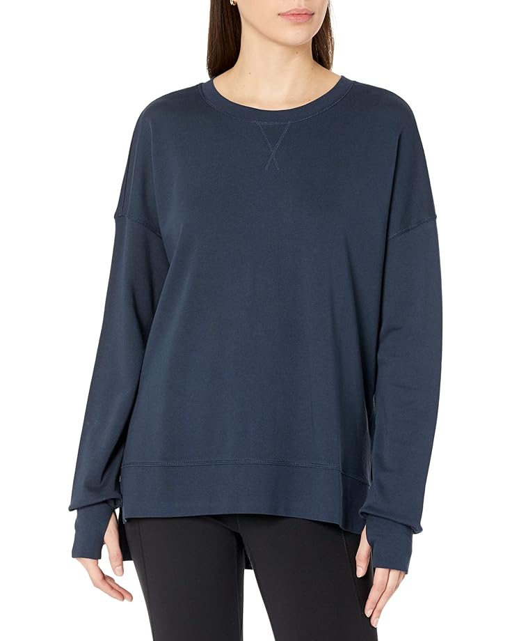 

Толстовка Sweaty Betty After Class Longline Sweatshirt, цвет Navy Blue