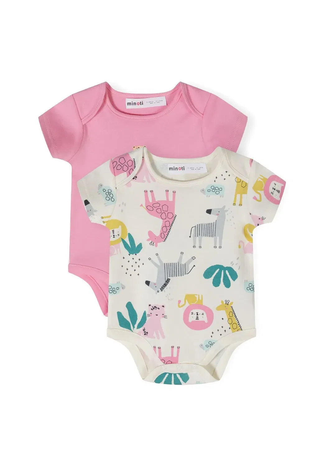 Боди с коротким рукавом, набор из 2 штук Minoti, mauve