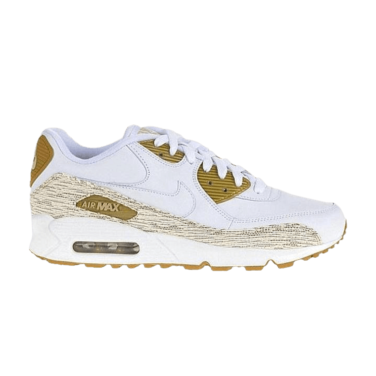 Кроссовки Nike Wmns Air Max 90 'White Wheat', белый