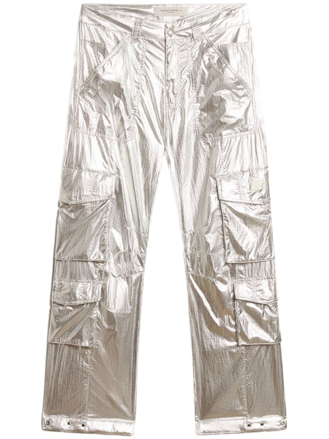 

Брюки карго Golden Goose металлик, серебряный