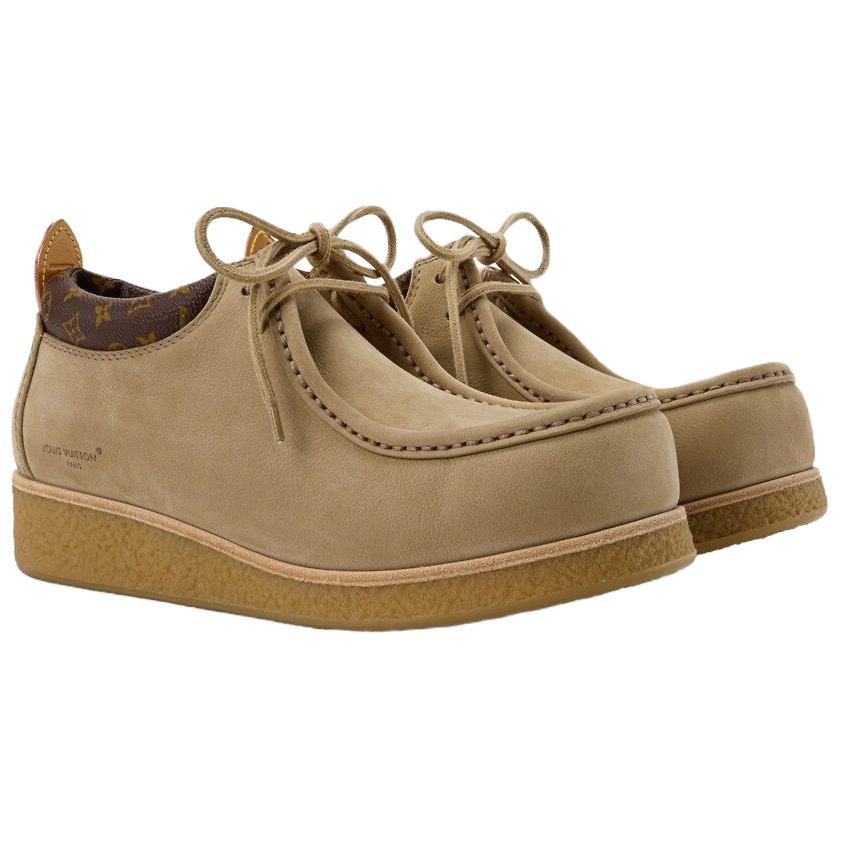Кроссовки Bubble Gum Casual Leather Shoes Men's Light Umber LOUIS VUITTON, original shoe box included — фото 4
