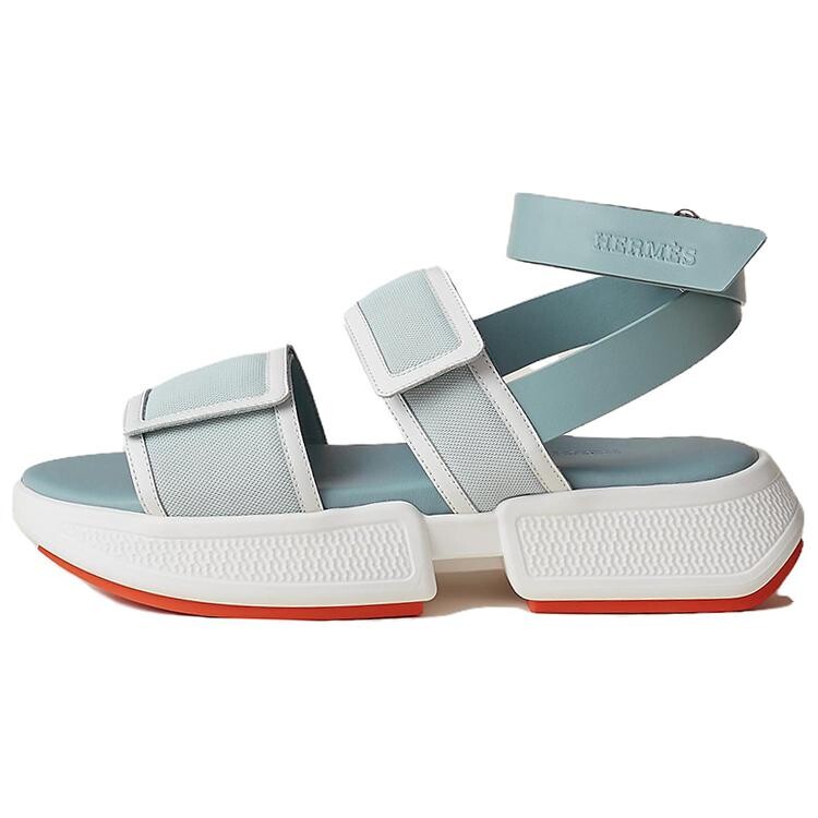 Сандалии женские Hermès Geek Beach, зеленый / белый