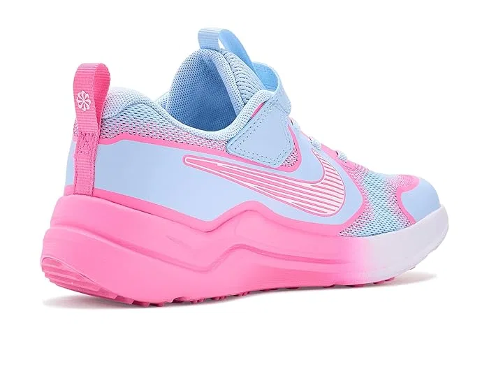 Кроссовки детские Cosmic Runner Swoosh Nike, Hydrogen Blue/White/Pink Glow — фото 4