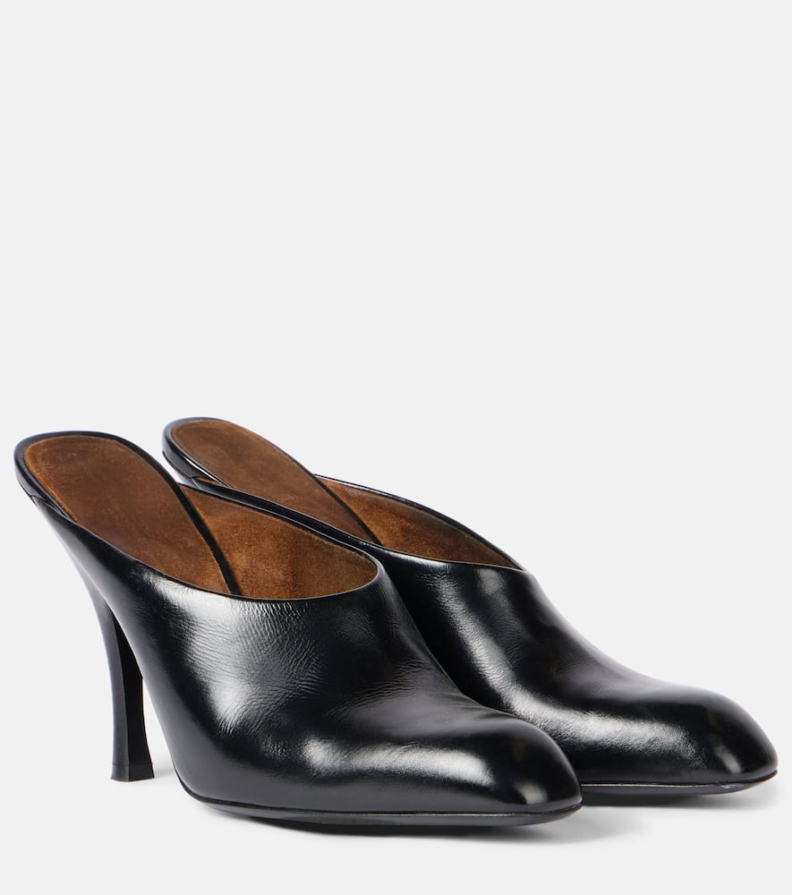 Кожаные мюли Colt 100 Khaite, Black