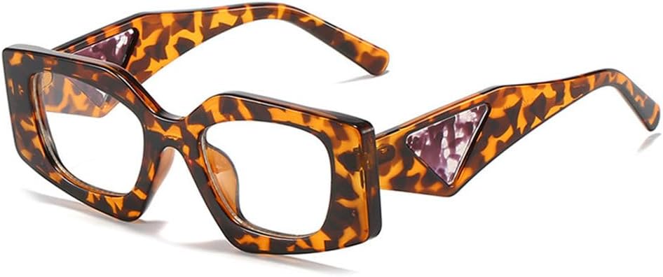 

Уникальные многоугольные солнцезащитные очки для женщин, винтажные солнцезащитные очки для мужчин, модные панк-очки, широкие дужки, защита от УФ-излучения UV400, модные солнцезащитные очки TYUVIVO, C9leoaprd-clear