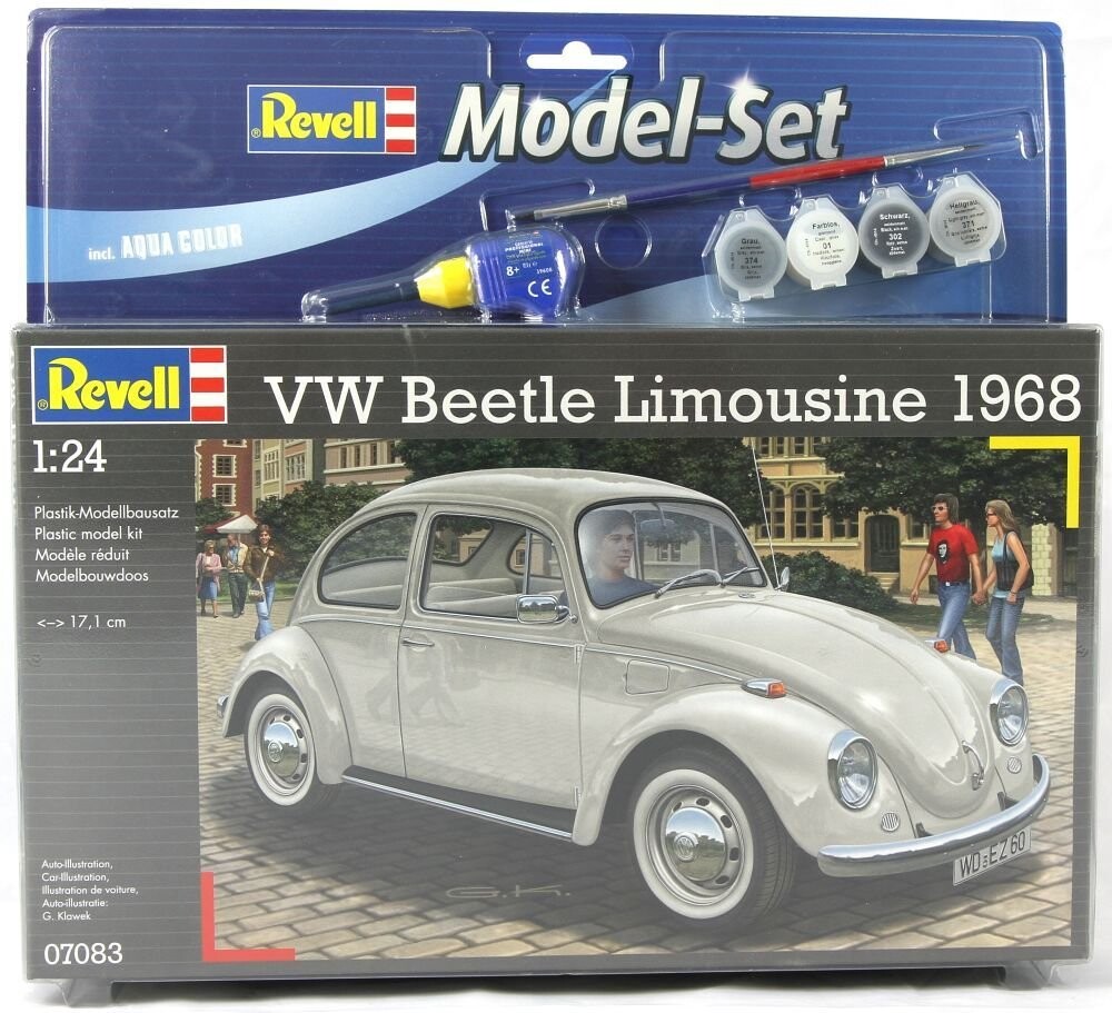 

Набор моделей 1/24 /67083/ vw beetle limousine 68 Revell