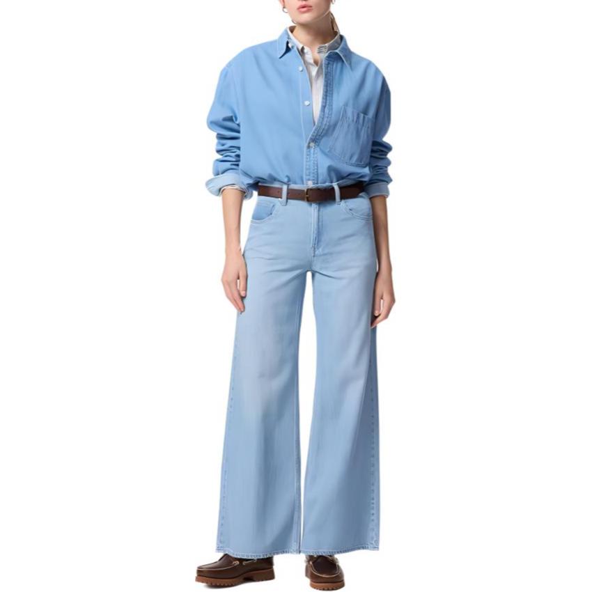Женские джинсы UNIQLO, синий