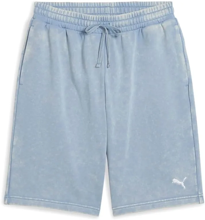 

PUMA Мужские шорты Casual Bottoms с эффектом кислотной стирки - Blue