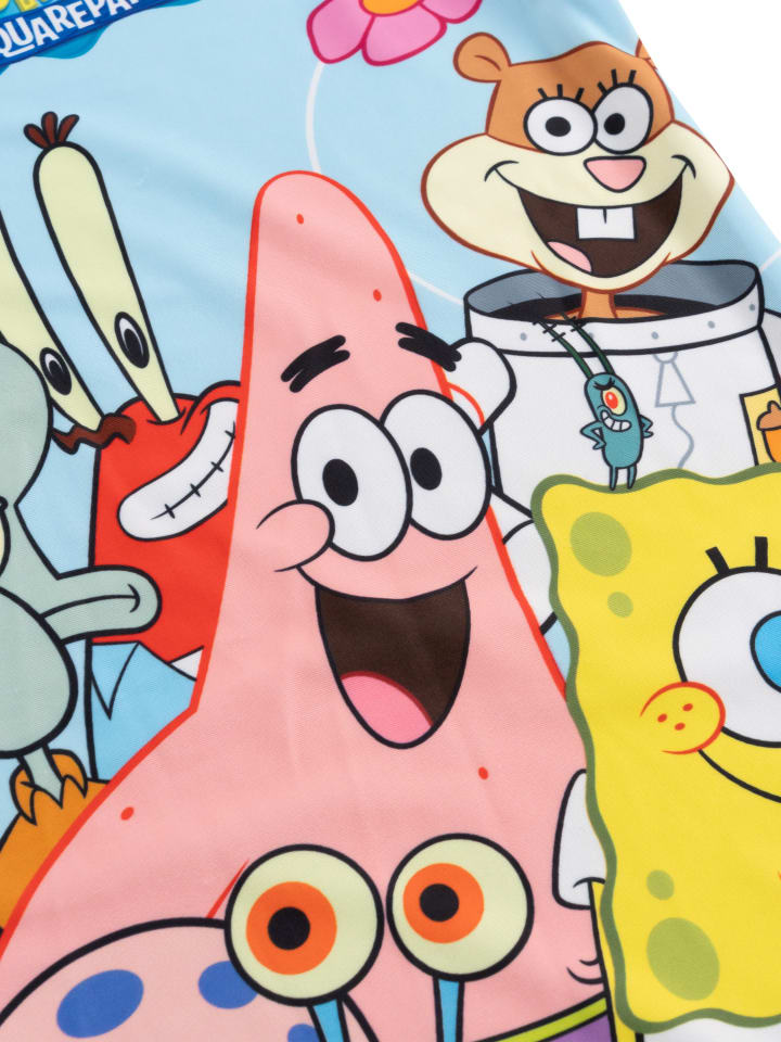 SpongeBob Купальник «Губка Боб Квадратные Штаны» с защитой от УФ-излучения, 50 предметов, двухсекционный, синий — фото 4