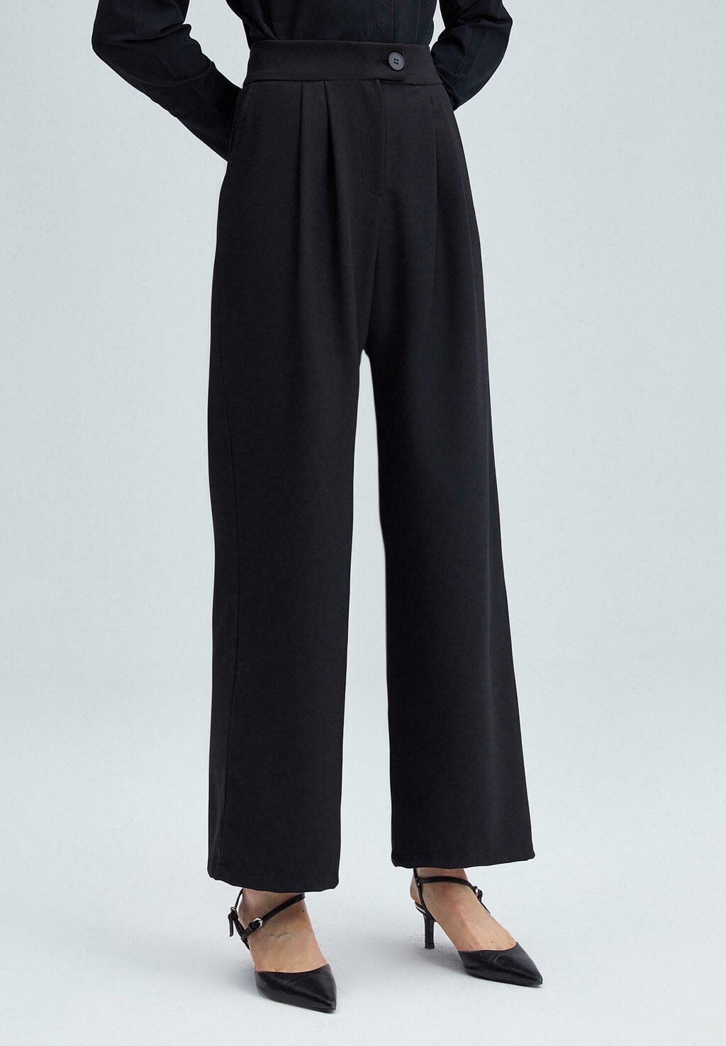 

Брюки High Waist Wide Leg Touché Privé, черный