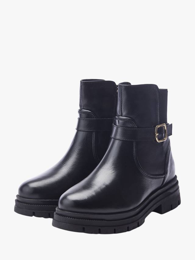 Кожаные ботинки Onnis до щиколотки Moda in Pelle, Black — фото 2