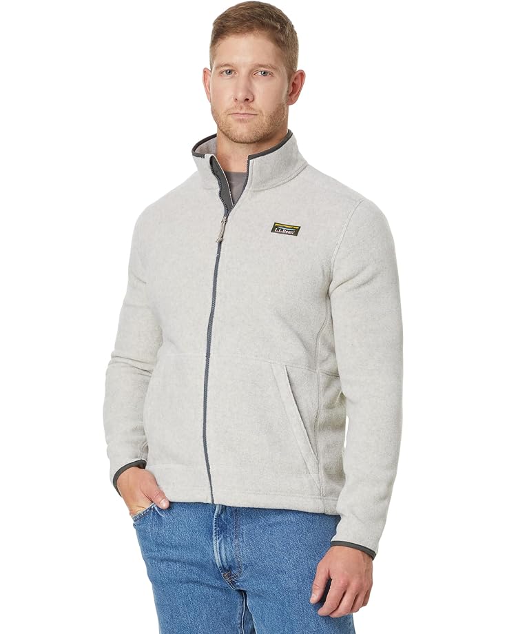 

Куртка L.L.Bean Mountain Classic Fleece Jacket, цвет Clay Heather, Серый, Куртка L.L.Bean Mountain Classic Fleece Jacket, цвет Clay Heather