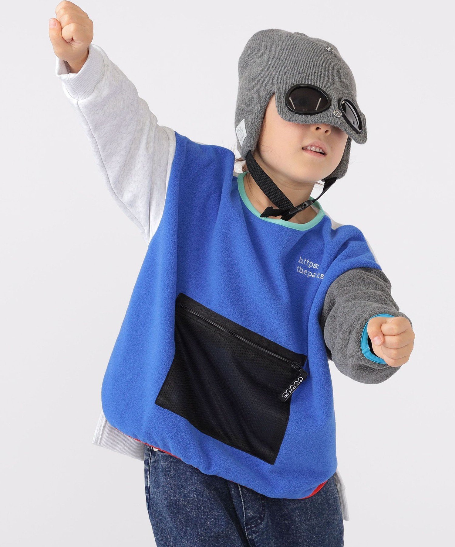 Свитшот Магазин "Парк": 115~145 см / Разноцветный флис Ships Kids, Royal Blue