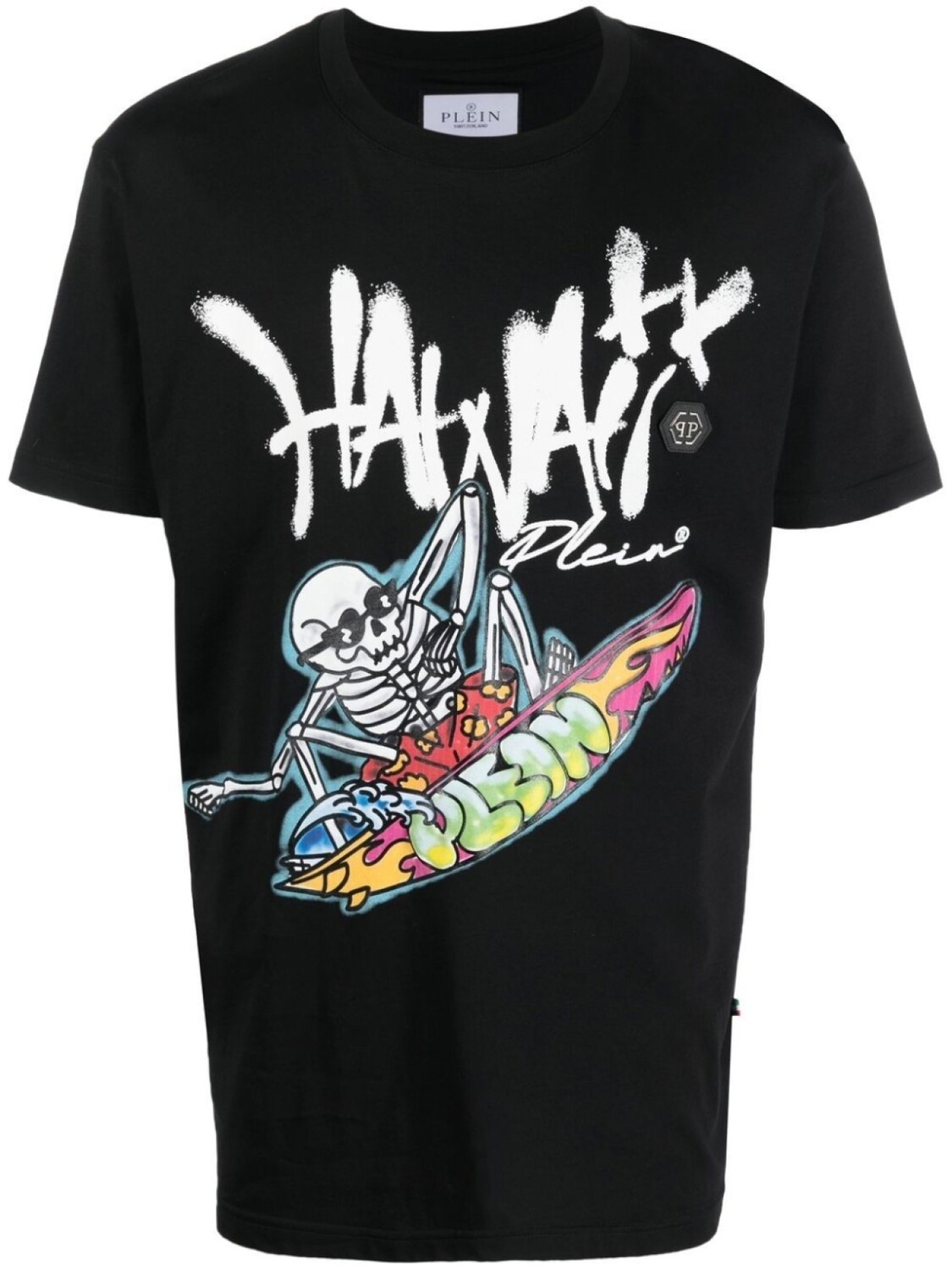 

Philipp Plein футболка Hawaii с графичным принтом, черный