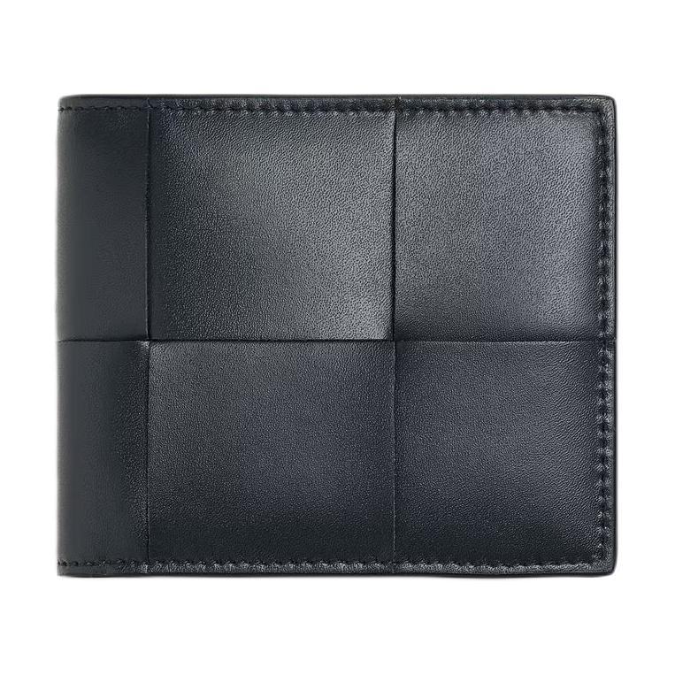 

Bottega Veneta Кожаный бумажник мужской сланцевый и кипарисовый