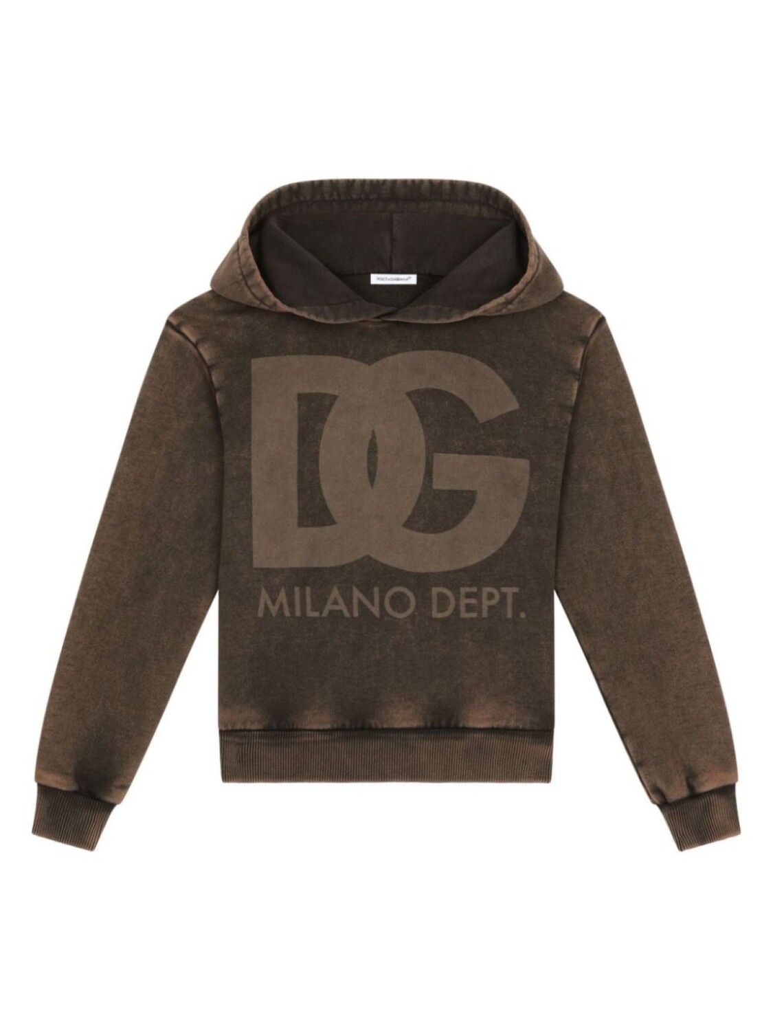 

Dolce & Gabbana худи с логотипом, коричневый