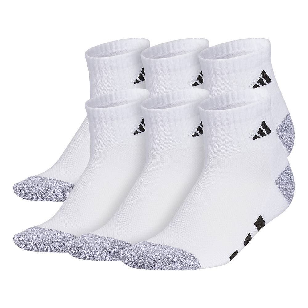 

Носки adidas для мальчиков, 6 шт., четверти Adidas, белый
