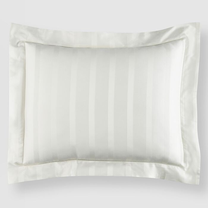 

Комплект Giza 45 Stripe King Sham SFERRA, слоновая кость/кремовый