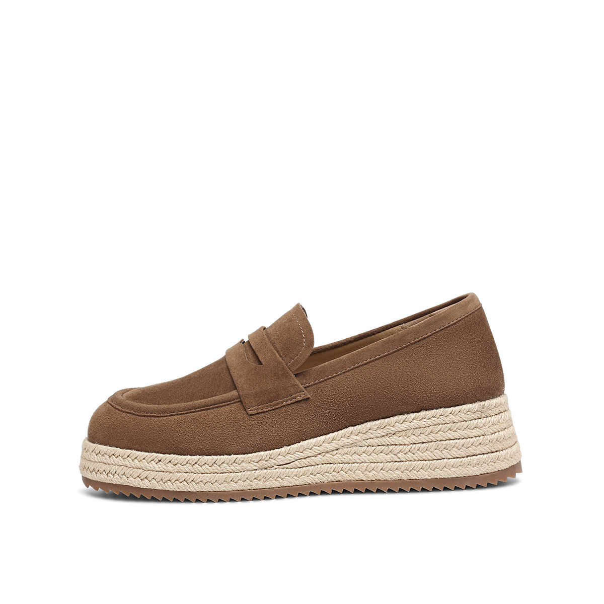 Rosa Bianca Женские лоферы коричневые/абрикосовые с овечьей стелькой, цвет Brown Sheepskin Insole