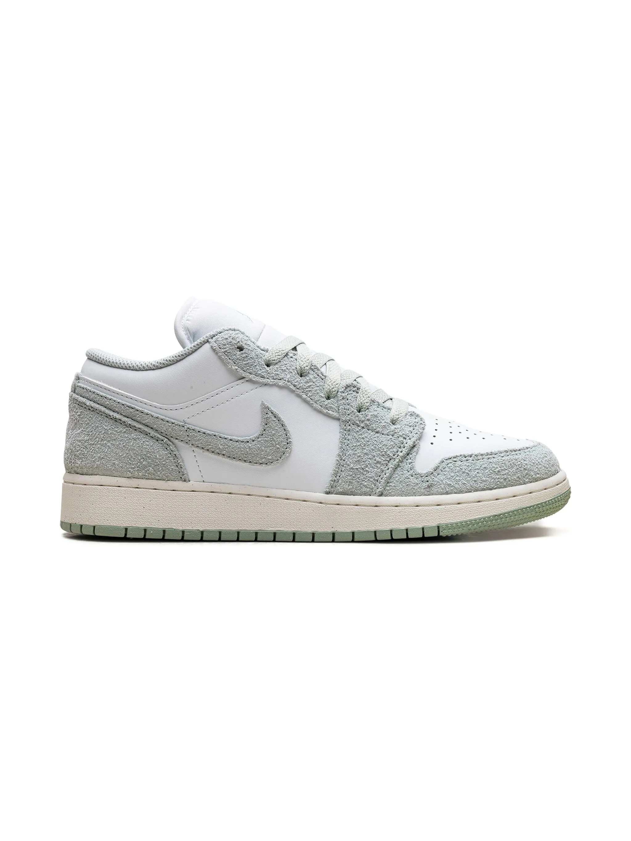 Кроссовки Jordan 1 Low White/Seafoam Jordan Kids, белый — фото 2