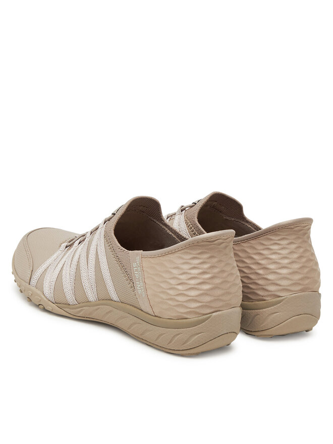 Кроссовки Slip-Ins: Breathe Easy - Roll With Me 100593/Tpe Skechers, бежевый — фото 3