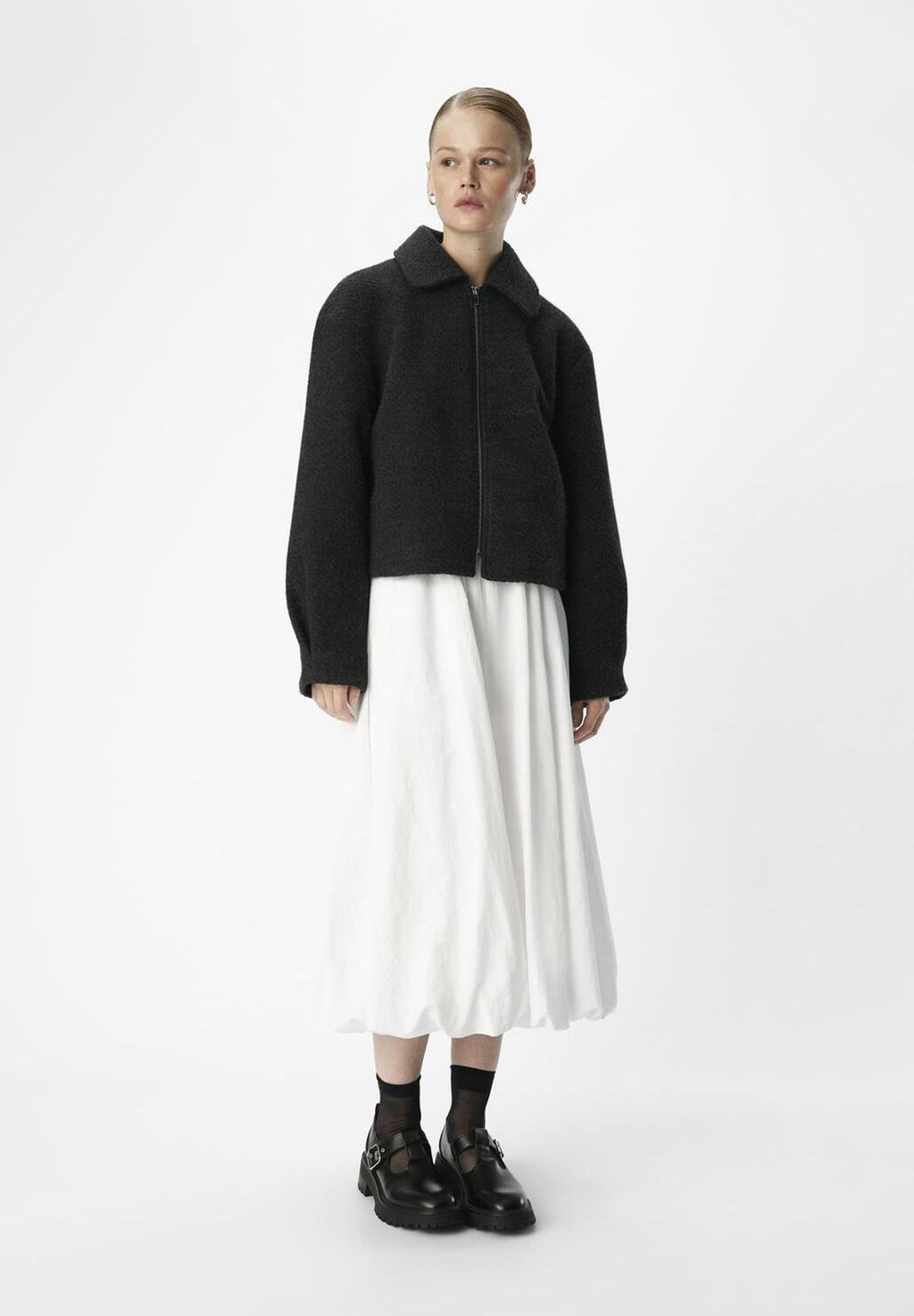 

Легкая куртка OBJROMI JACKET Object, серый