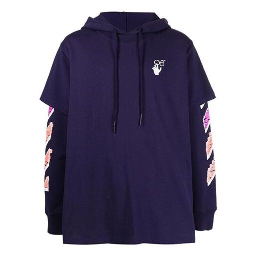 

Толстовка men's ss21 purple Off-White, фиолетовый