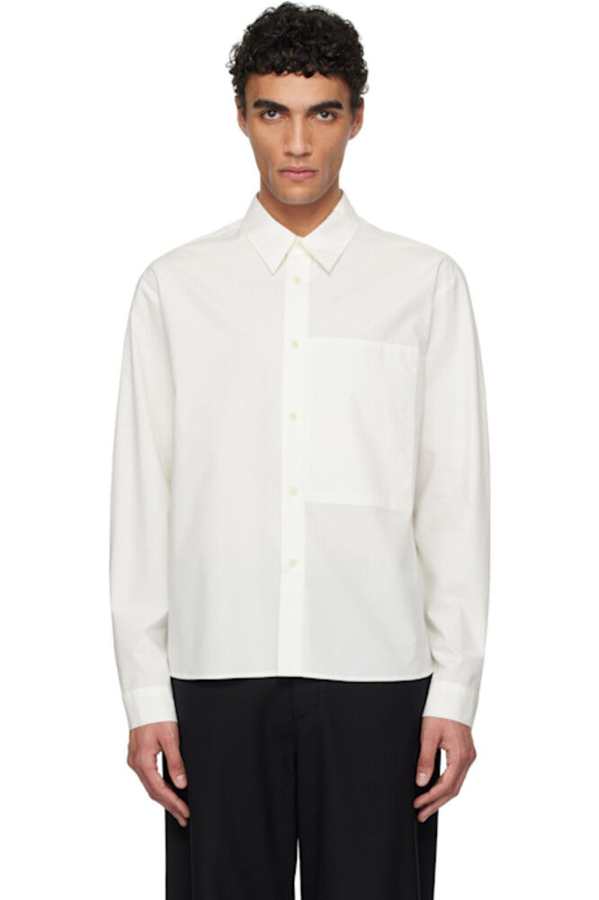 

Базовая рубашка Off-White с карманом AMOMENTO