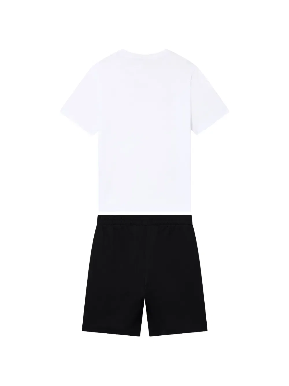 Комплект из топа и шортов с логотипом Emporio Armani Kids, белый — фото 2