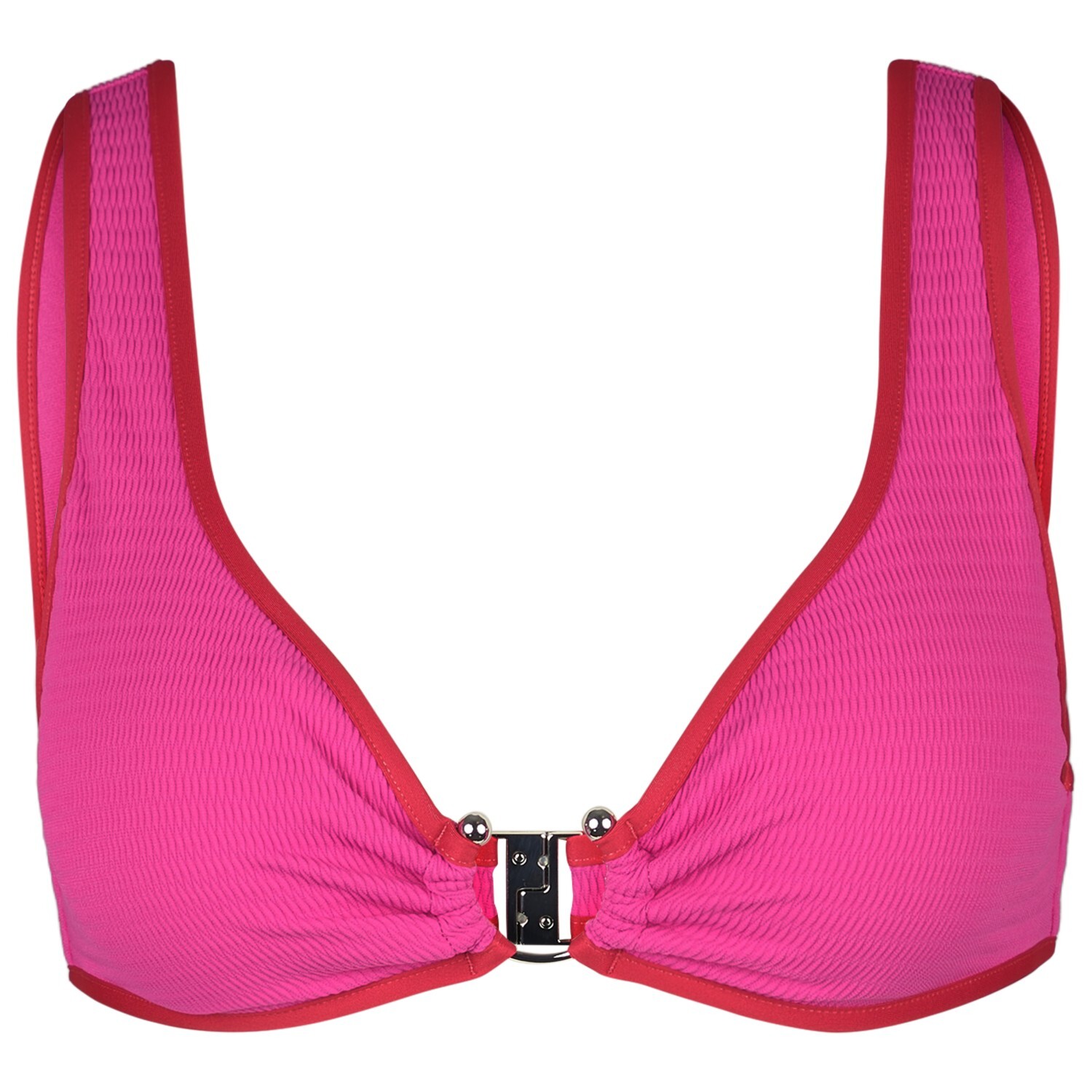 

Верх бикини Seafolly Women's Beach Bound Ring Front Tank, цвет Hot Pink