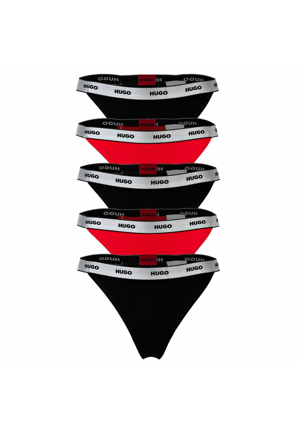 

Стринги 5ER PACK - FIVE GIFT STRETCH LOGO UNI HUGO, красный