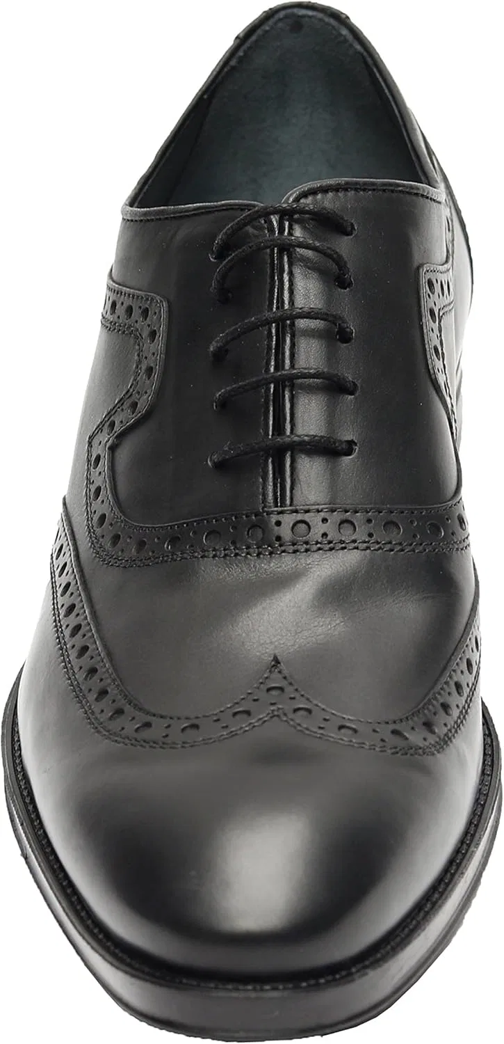 Мужские кожаные туфли Brogue MUGA Mmuga, черный — фото 2