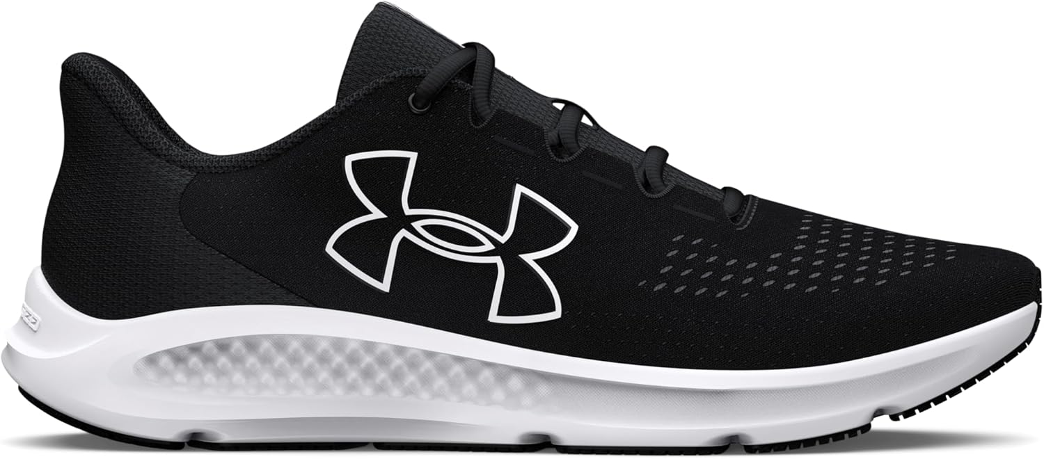 

Мужские кроссовки Under Armour Charged Pursuit 3 Big Logo, (001) Black/Black/White