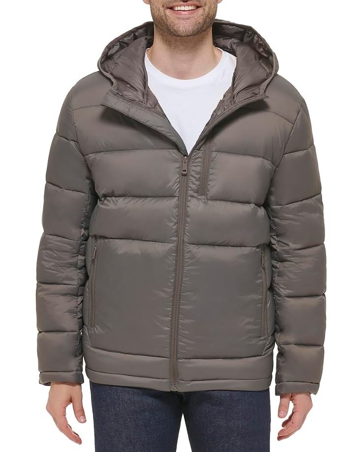 

Куртка Cole Haan Hooded Nylon, цвет Charcoal