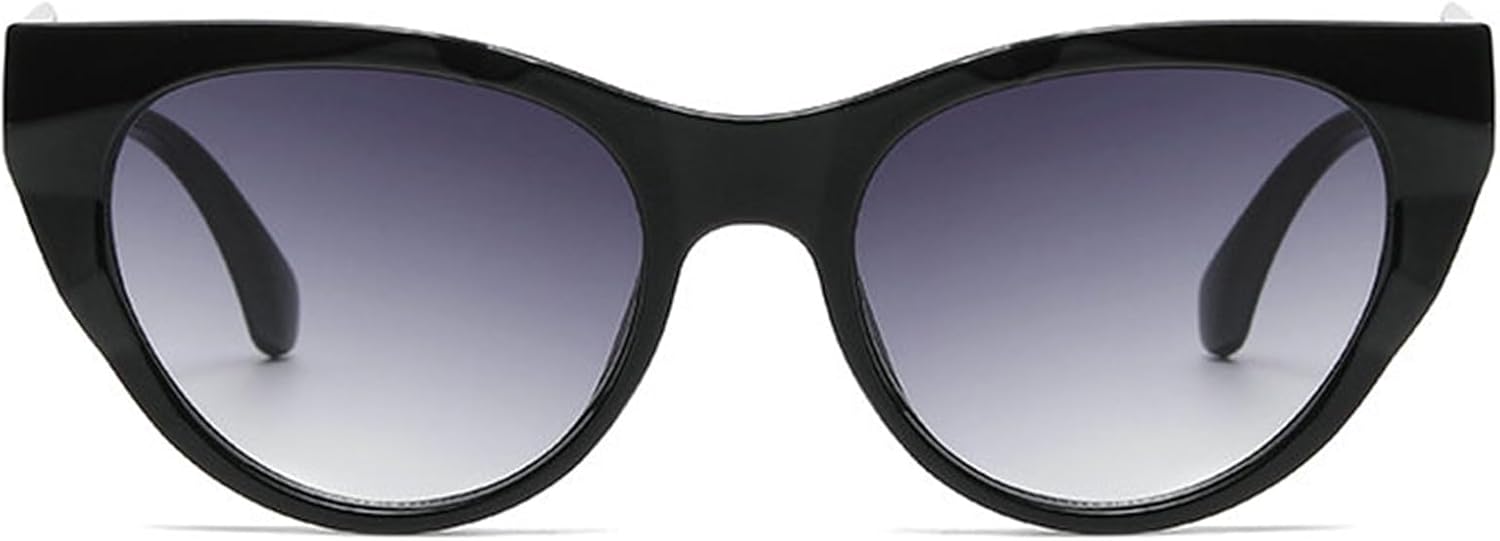 

Солнцезащитные очки Willochra большого размера в винтажном стиле «кошачий глаз» для женщин, модные, роскошные, с градиентным переходом цвета, в толстой оправе, защита от ультрафиолета UV400, C5