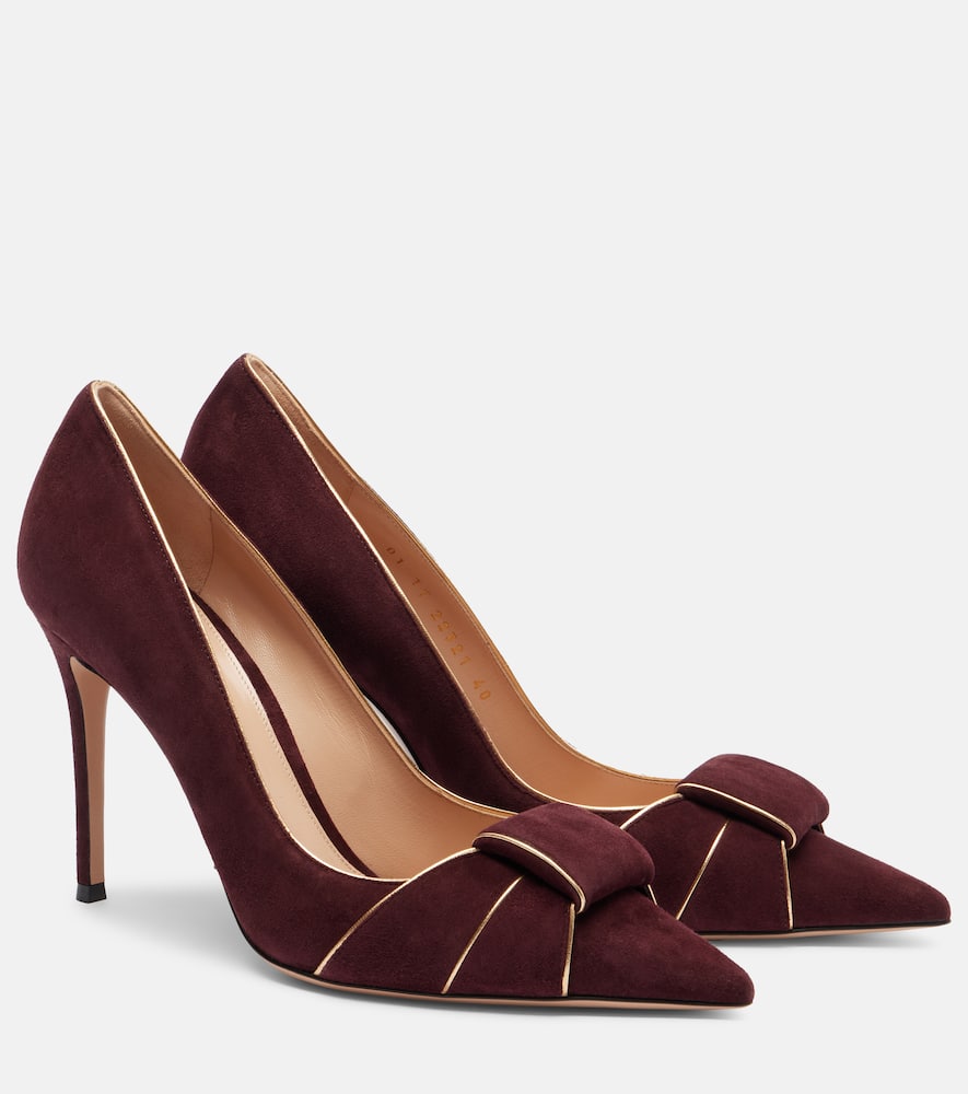 Замшевые лодочки Gianvito Rossi, Royale+Mekong