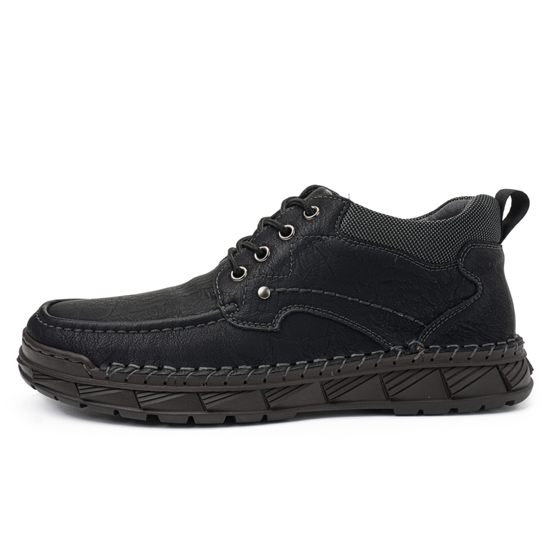 

TOMAY Мужские повседневные кроссовки Mid Top черные/серые/коричневые/хаки - черные, цвет Black