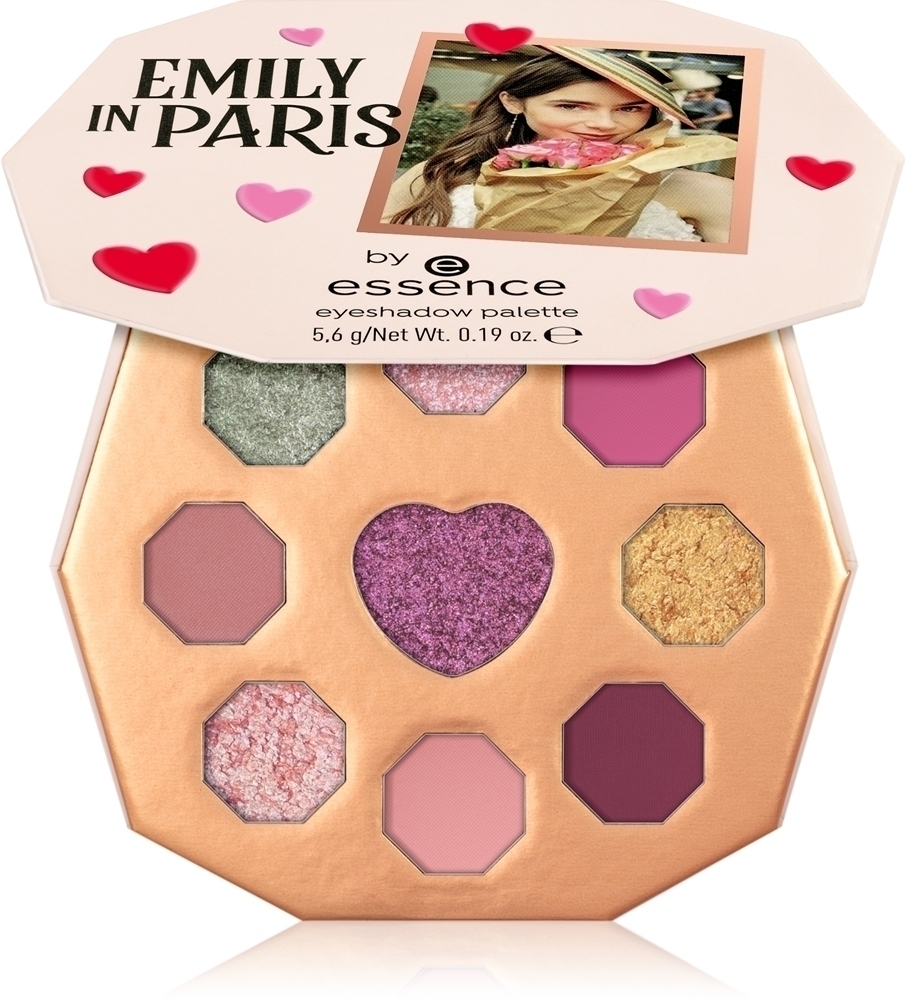 

Палитра теней для век Emily in Paris Essence, 5,6 гр