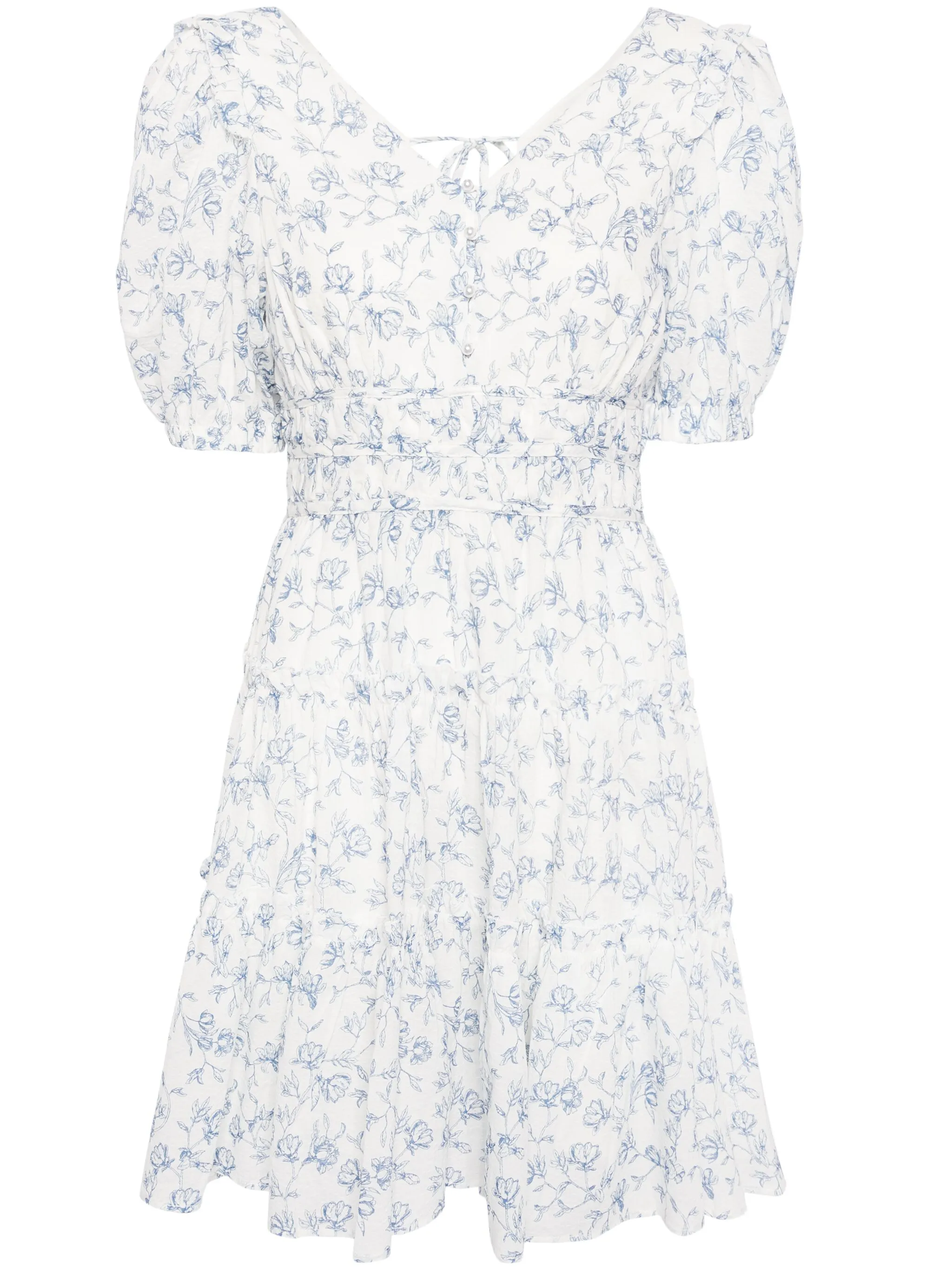 

Платье с цветочным принтом B+Ab, белый