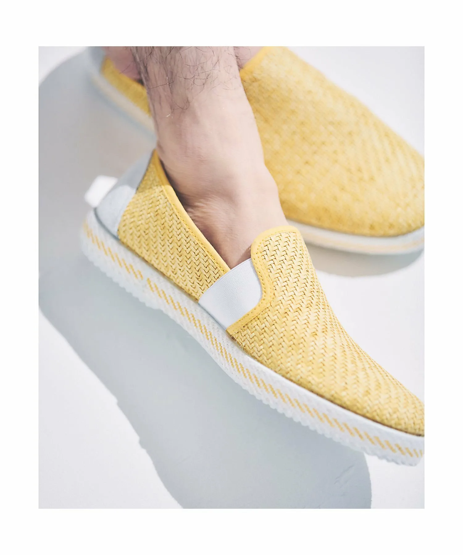 Эластичные летние слипоны AlfredoBANNISTER, Yellow