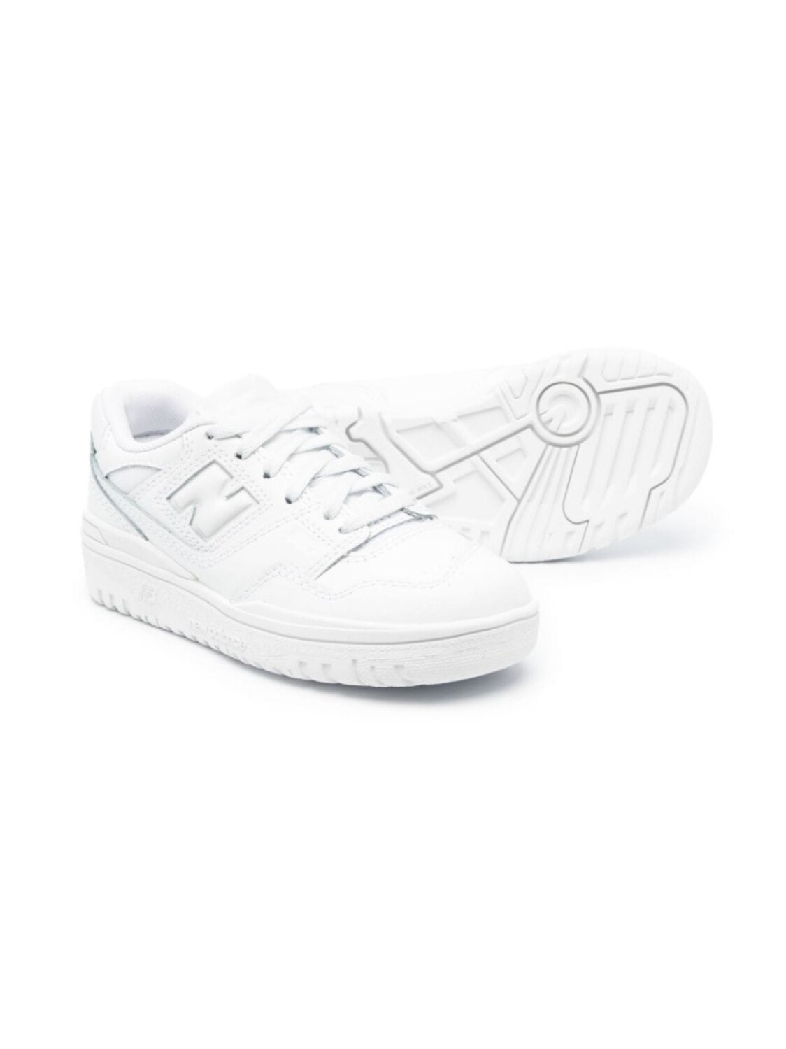Кроссовки на шнуровке New Balance Kids, белый — фото 2
