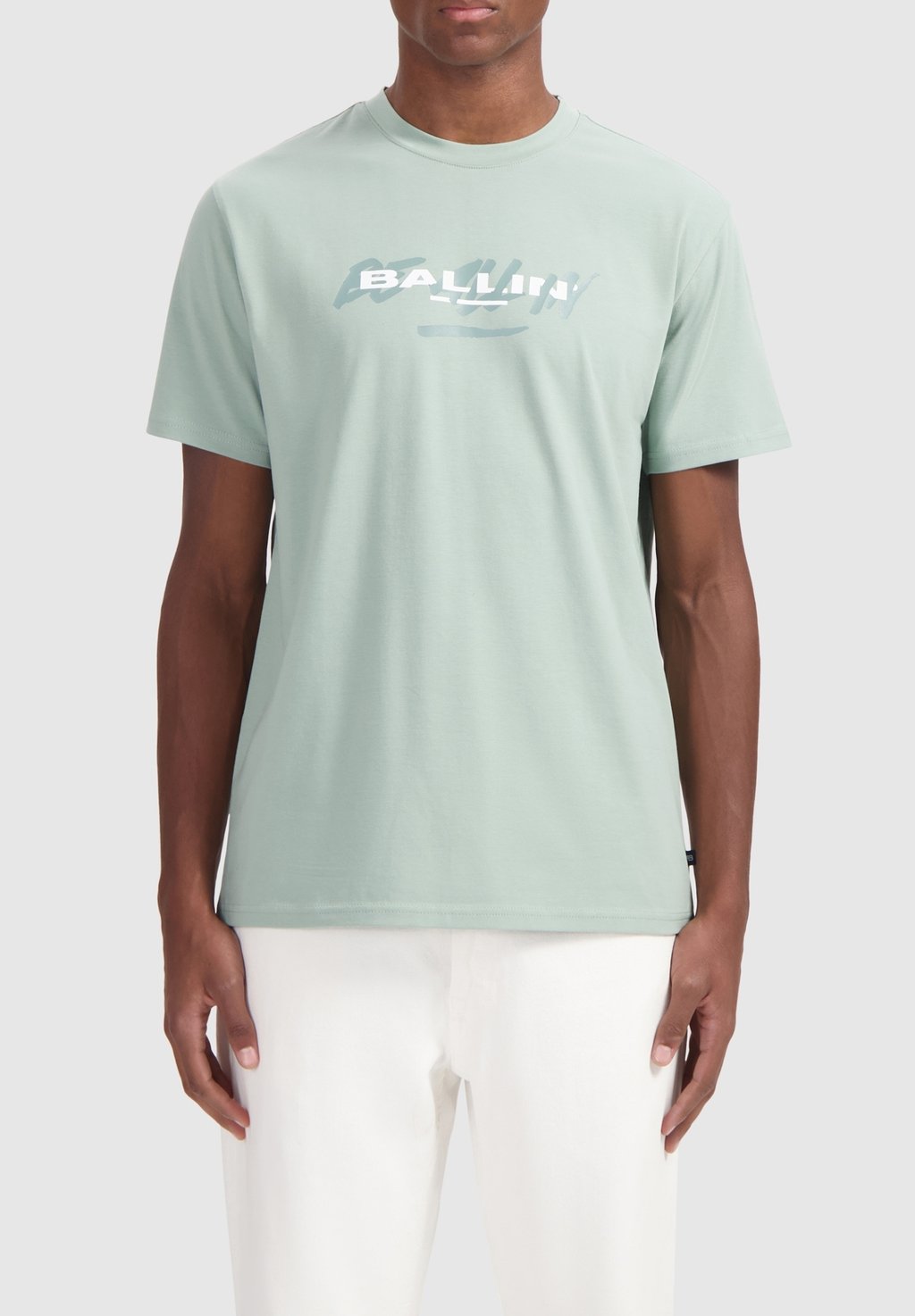

Футболка с принтом REGULAR FIT CREWNECK Ballin, зеленый