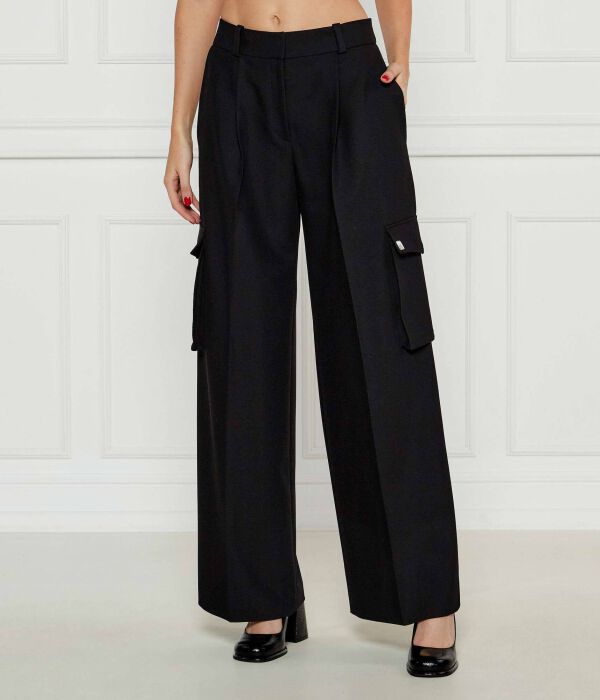 

Брюки-Карго в ступице Flare fit Hugo, черный