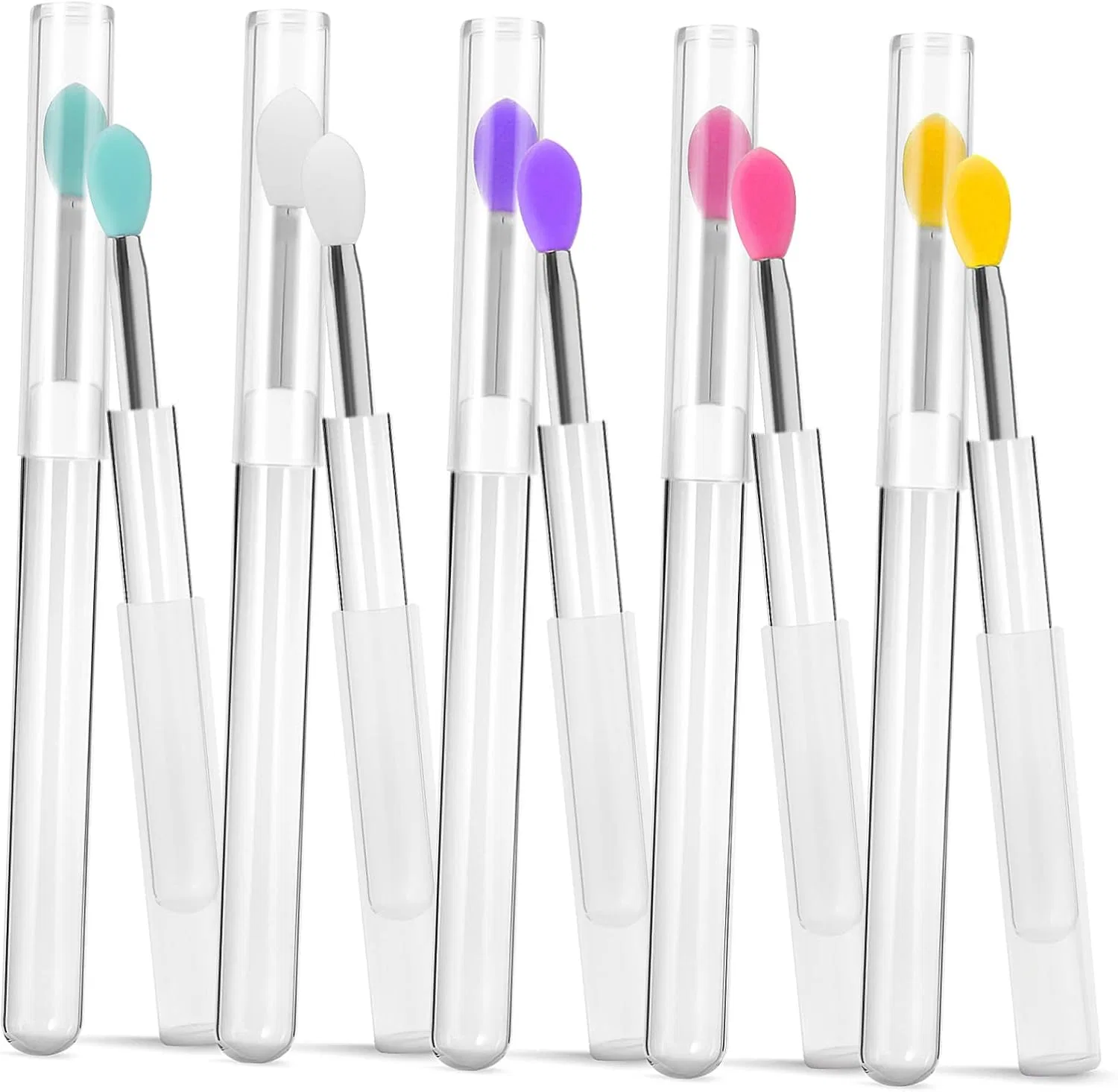 Аппликатор для губ силиконовый Beatifufu, 10 шт