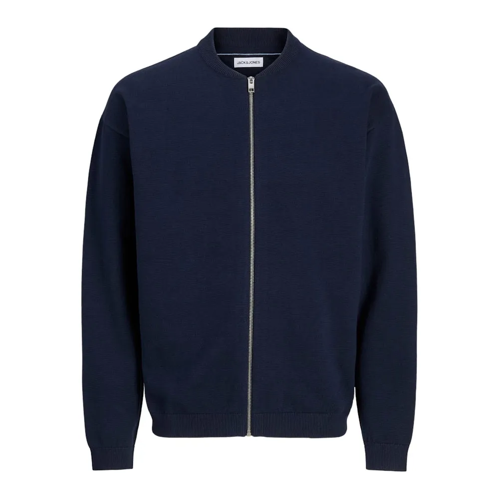

Свитер Jack & Jones Calvin Bomber full zip, синий