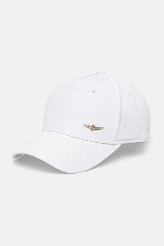 

Хлопковая кепка с козырьком Aeronautica Militare, белый